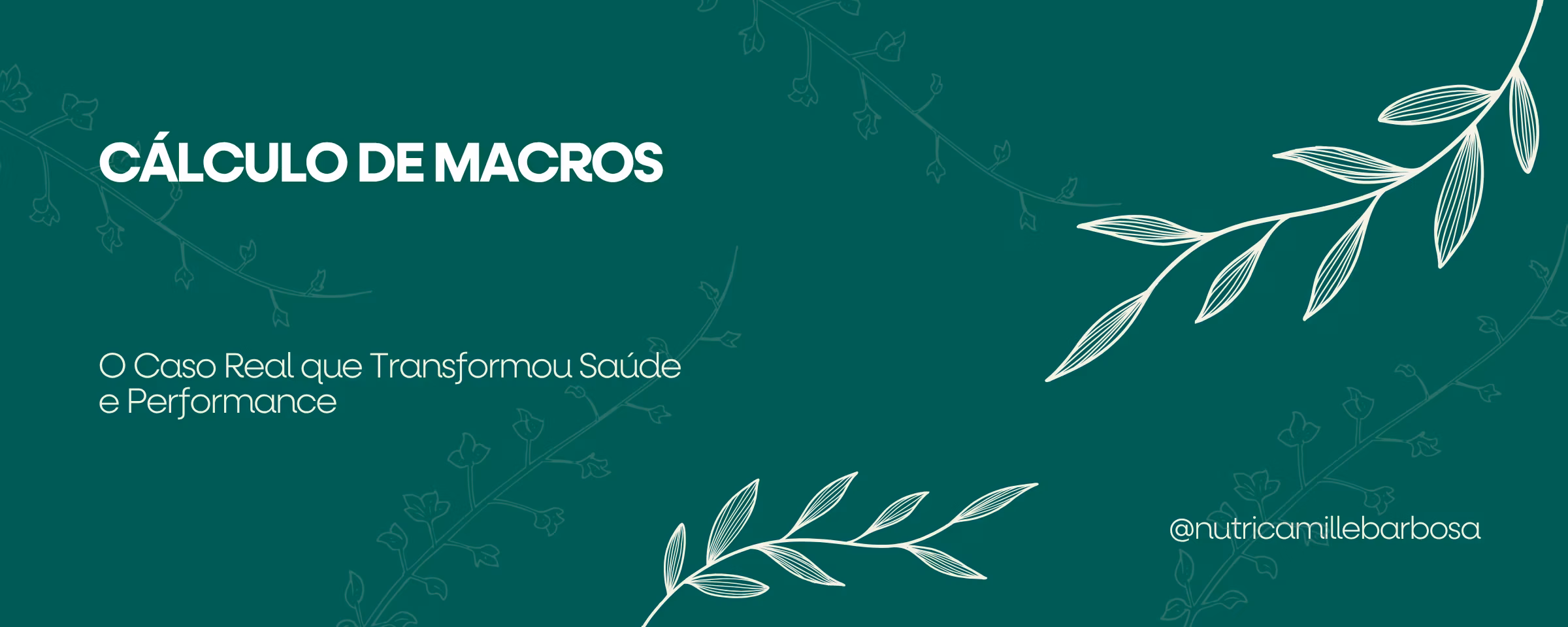 Capa do artigo: Cálculo de Macros na Prática: Como Ajustei a Dieta de uma Paciente e Transformei os Resultados Capa do artigo: Cálculo de Macros na Prática: Como Ajustei a Dieta de uma Paciente e Transformei os Resultados