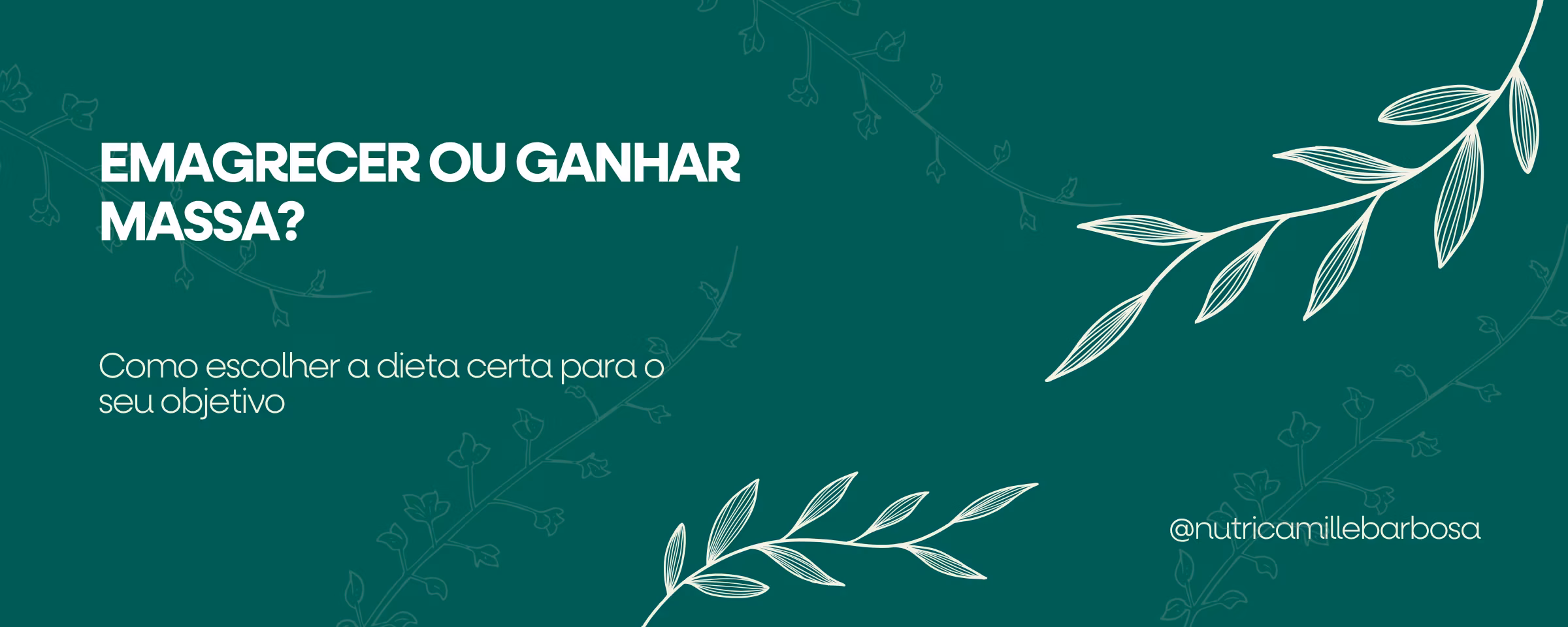 Capa do artigo: Dieta para Emagrecer ou Ganhar Massa? Qual Escolher para o Seu Objetivo? Capa do artigo: Dieta para Emagrecer ou Ganhar Massa? Qual Escolher para o Seu Objetivo?