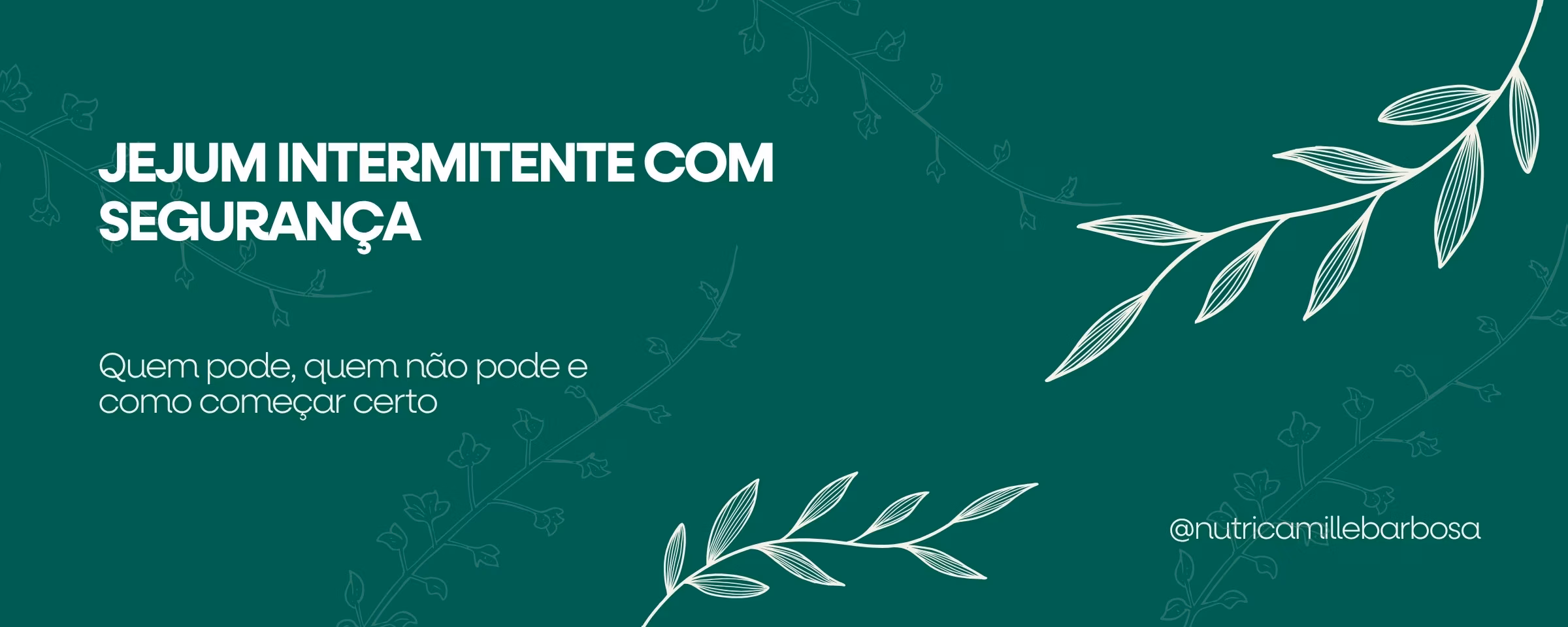 Capa do artigo: Jejum Intermitente: Guia Completo e Seguro Capa do artigo: Jejum Intermitente: Guia Completo e Seguro