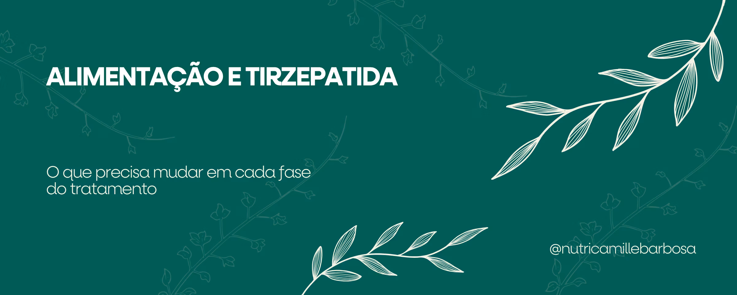 Capa do artigo: Como a Alimentação Precisa Mudar ao Longo do Tratamento com Tirzepatida e Semaglutida Capa do artigo: Como a Alimentação Precisa Mudar ao Longo do Tratamento com Tirzepatida e Semaglutida