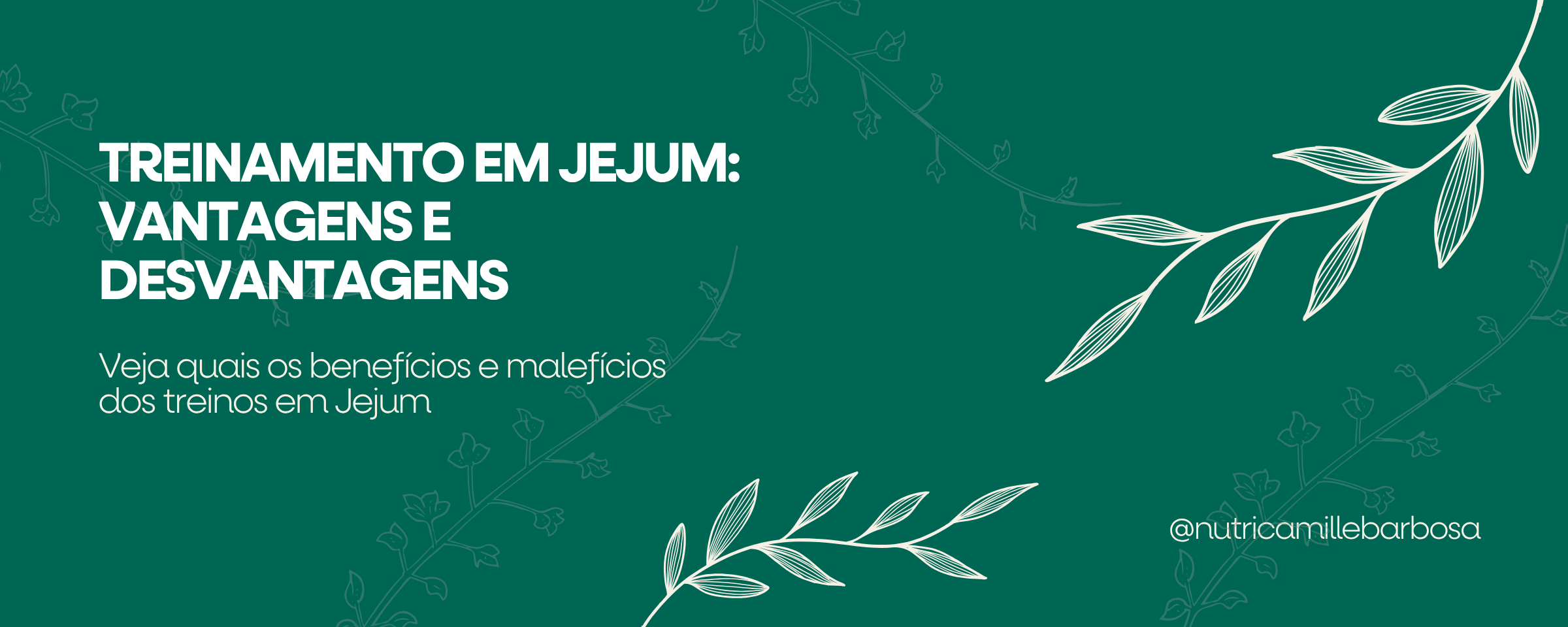 Capa do artigo: Treinamento em jejum: Vantagens e Desvantagens no Desempenho Esportivo Capa do artigo: Treinamento em jejum: Vantagens e Desvantagens no Desempenho Esportivo