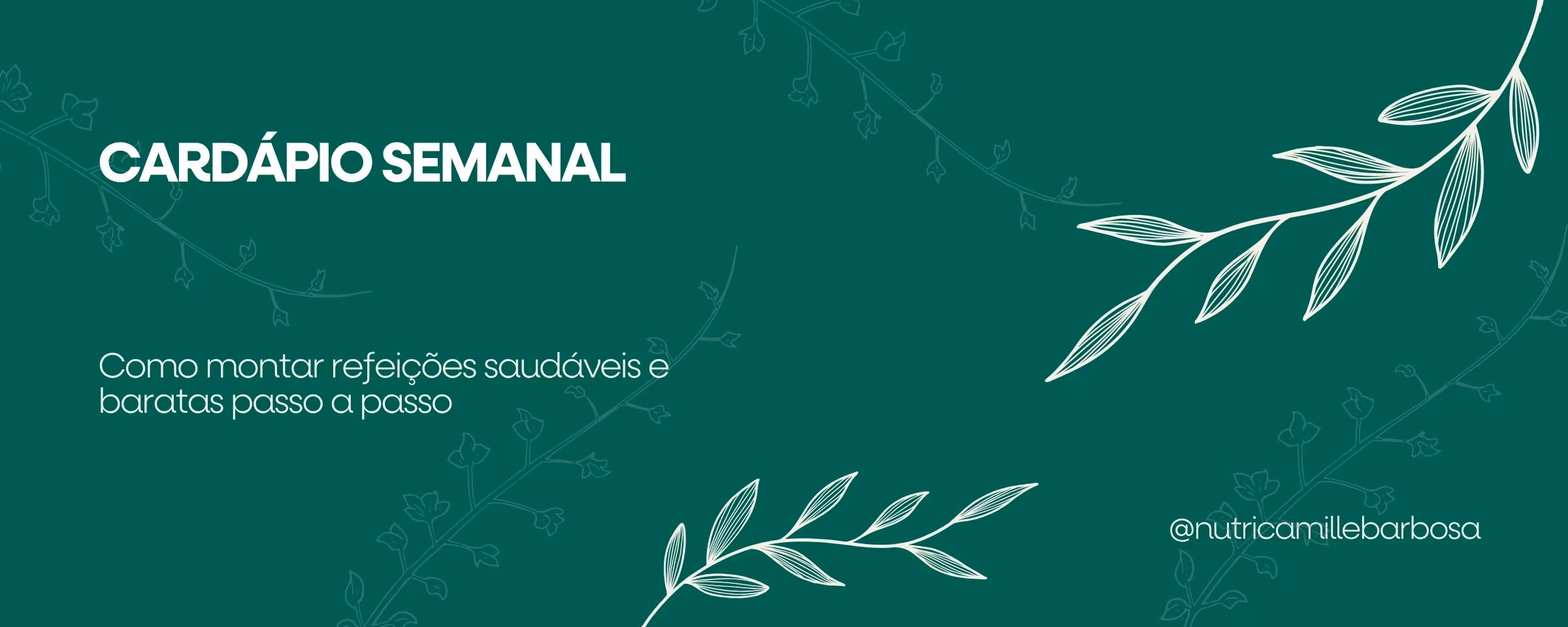 Capa do artigo: Cardápio Semanal Saudável Simples e Barato: Passo a Passo para Montar o Seu Capa do artigo: Cardápio Semanal Saudável Simples e Barato: Passo a Passo para Montar o Seu
